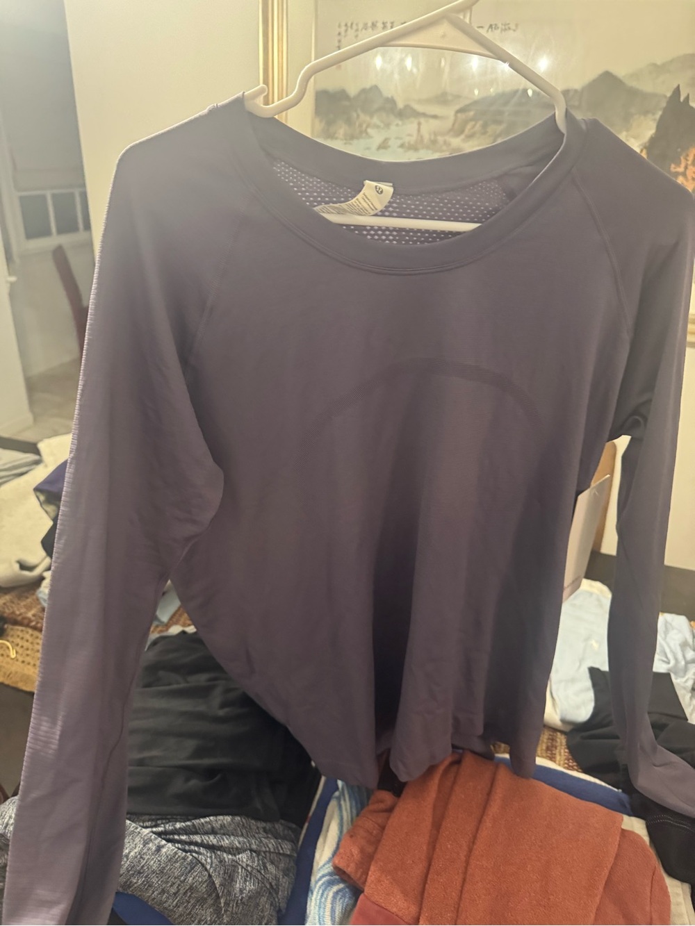 Women’s Long-Sleeve Performance Top - purple